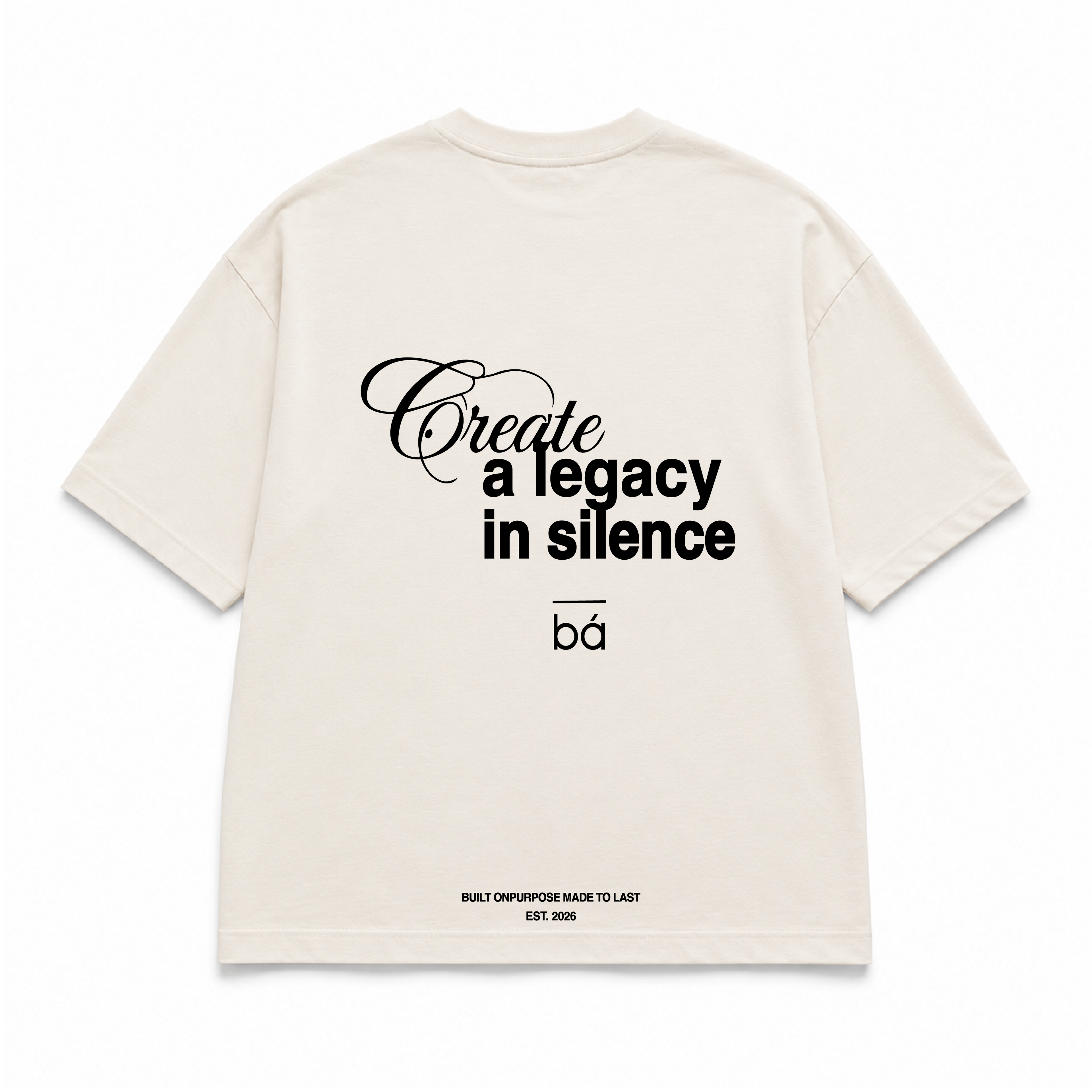 Camiseta Oversized Masculino Focus Beige