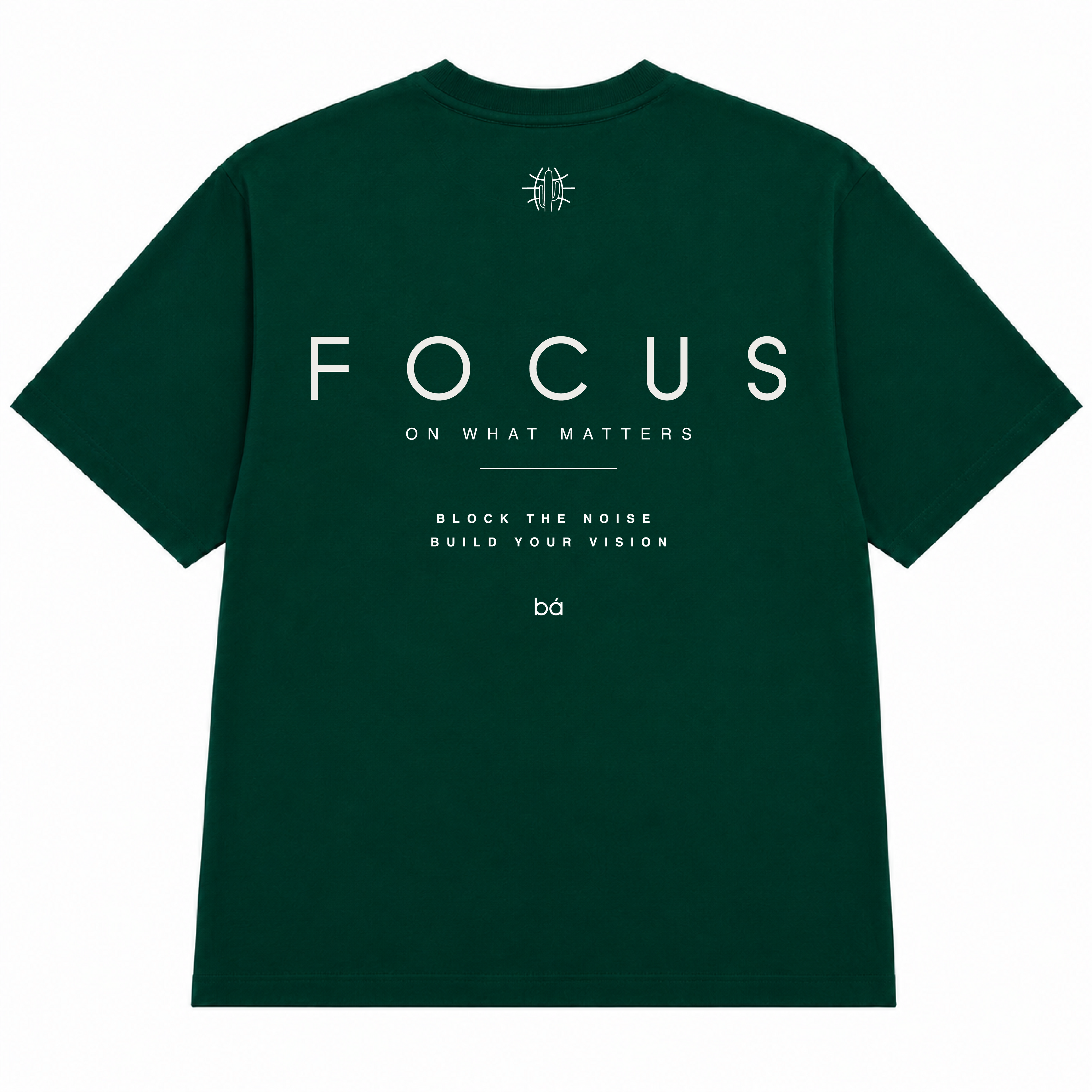 Camiseta Oversized Masculino Focus Verde