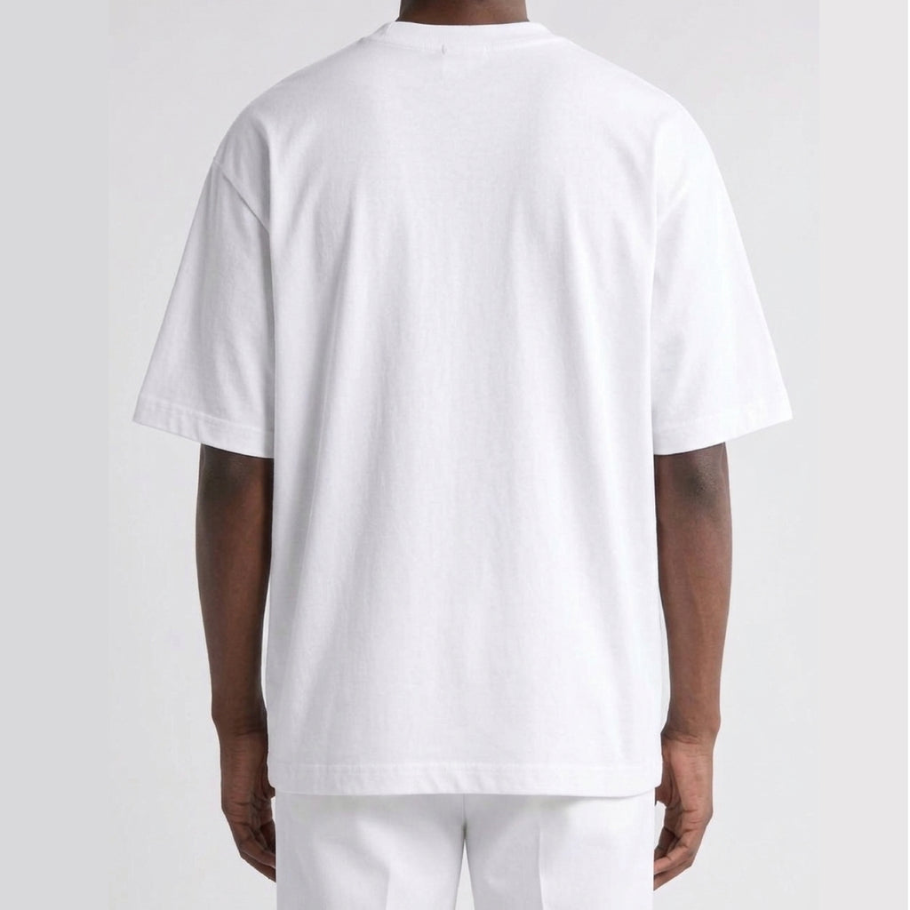 Camiseta Oversized Unisex Blanca Masculino