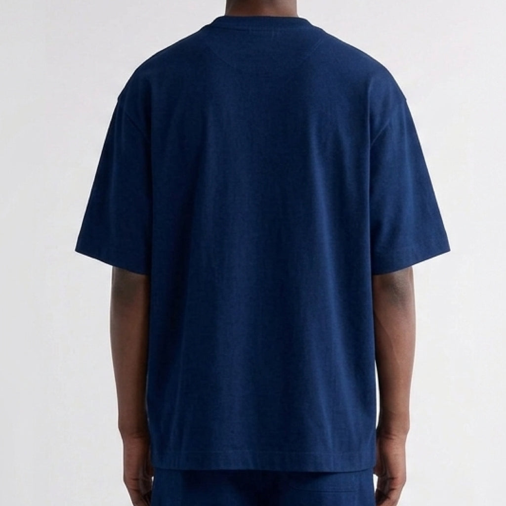 Camiseta Oversized Unisex Azul medio  Masculino