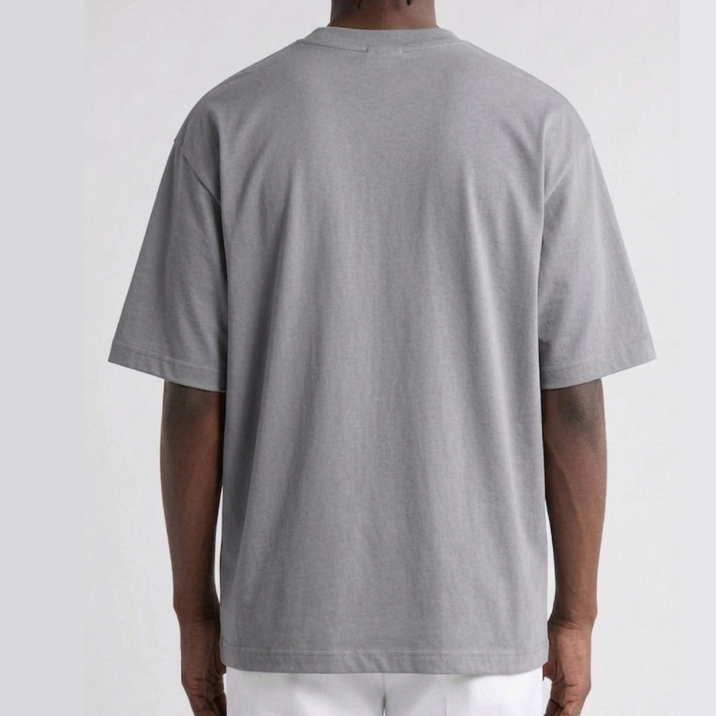 Camiseta Oversized Unisex Gris Masculino