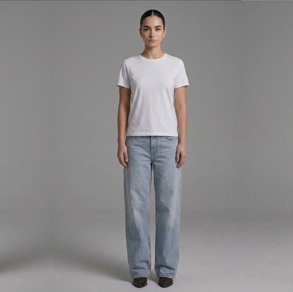 Camiseta Femenina Slim fit Blanca
