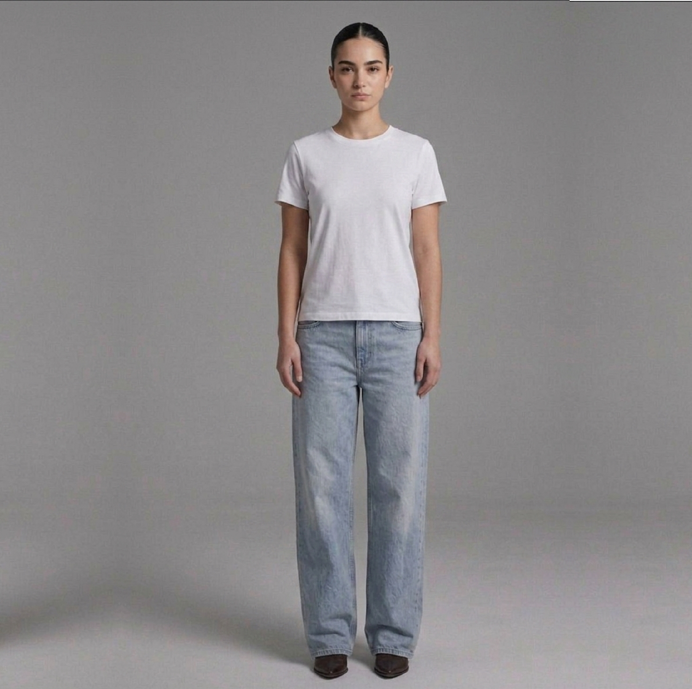 Camiseta Femenina Slim fit Blanca